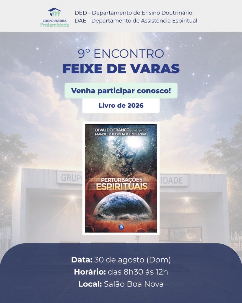 Cartaz 9º Encontro Feixe de Varas